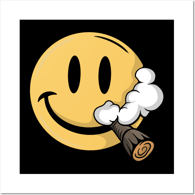 Smoke and smile Wall Art by gggraphicdesignnn